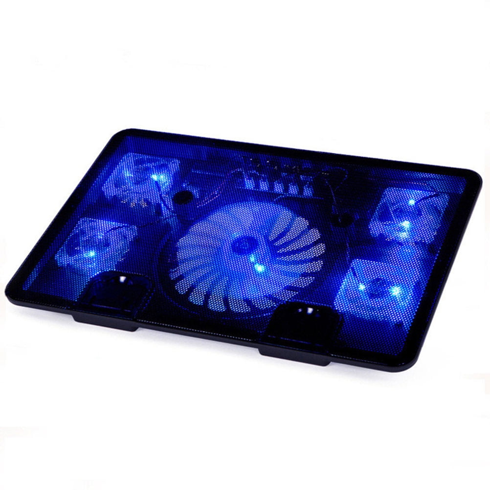 HEMOTON 14-15.6 inch Laptop Cooling Pad Laptop Fan Cooler Pad with 5 ...