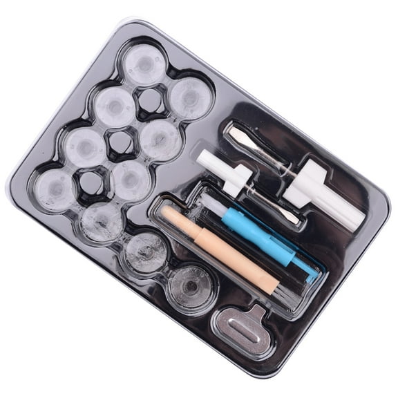 HEMOTON 15 Pcs Accessories Sewing Machine Tool Kit for Crafting