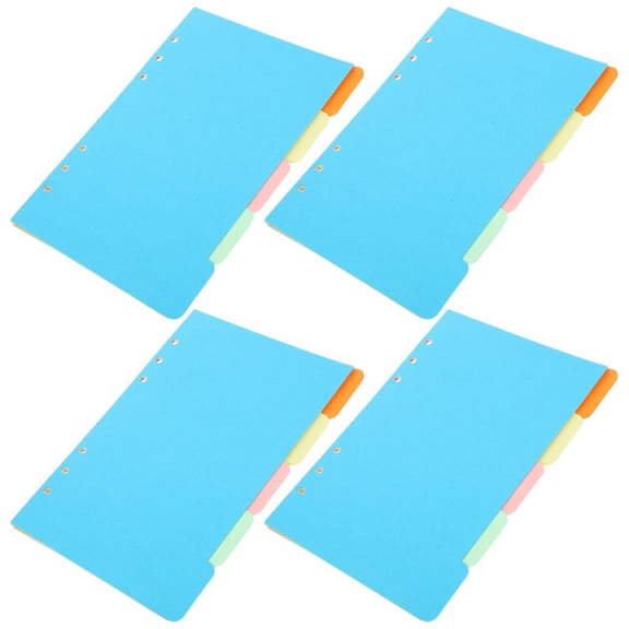 HEMOTON  15 Pcs Notepad Tabs Detachable Binder Page Separator Monthly for Planners Dividers