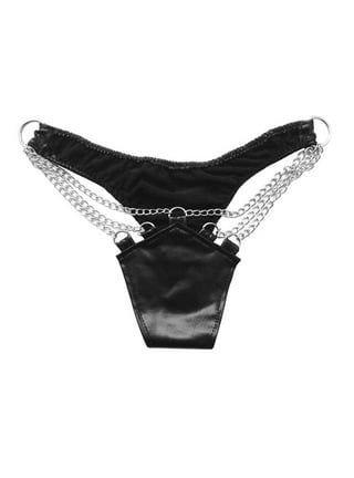 Women Low Rise Thong G-String Holographic Shiny Panties T-Back