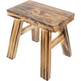 thumbnail image 1 of SOPOTUTU Light Brown Wood Step Stool Perfect for Bathroom and Bedroom Vanity Use Home Furniture, 1 of 8