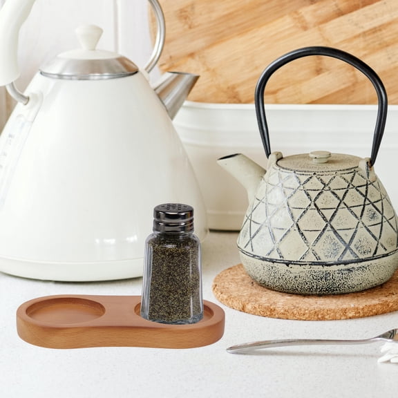 HEMOTON 1Pack Dining Table Decor and Accessories Rectangular Light Brown 16.00X8.00X1.50Cm