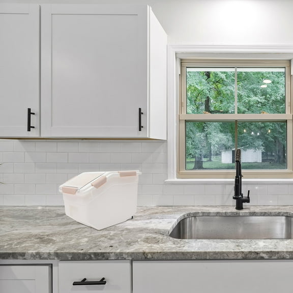 EXHUMKY Rice Storage Bucket 15.33X9.43X10.41in 1Pack