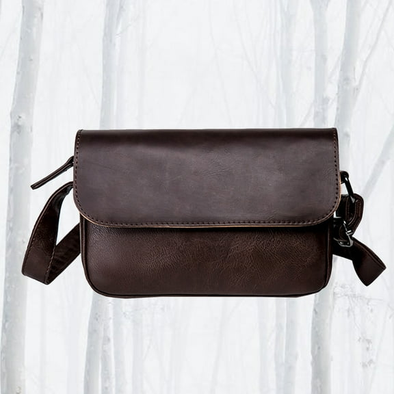 RENACLIPY Men's Messenger Bag Coffee Lightweight Portable for Business Travel