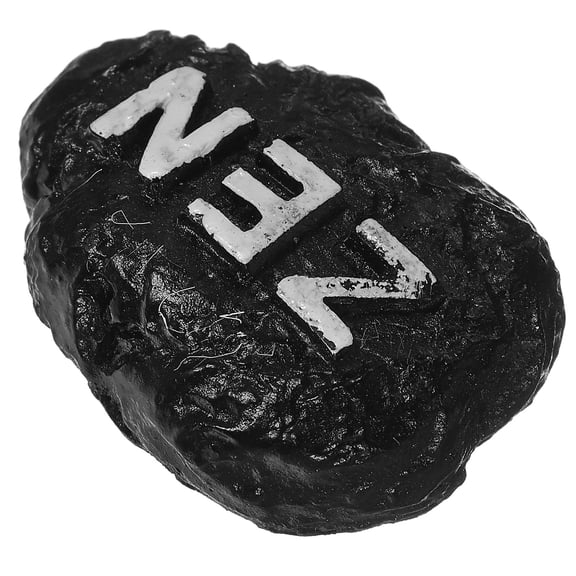 Hytrove Mini Garden Lettering Stone Resin 1Pack 1.2x0.8x0.4In