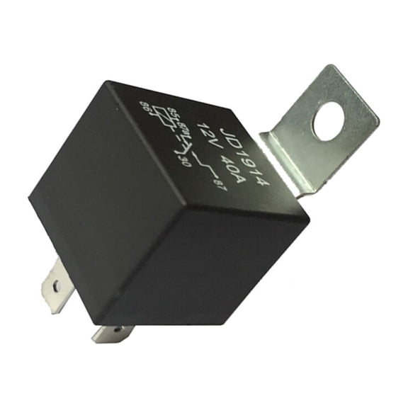 SOPOTUTU 12V 40A Automotive Relay Black High Current Output for Car Alarm and Headlight Control Systems