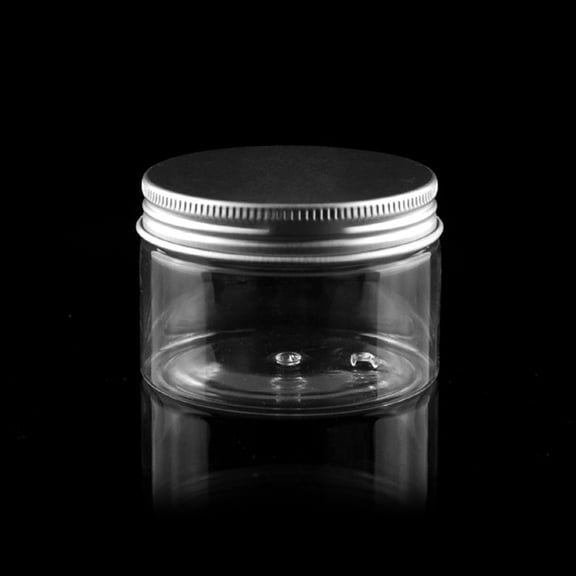 HEMOTON 1Set Clear Round Containers for Cream Easy to .1x7.1x2.4in