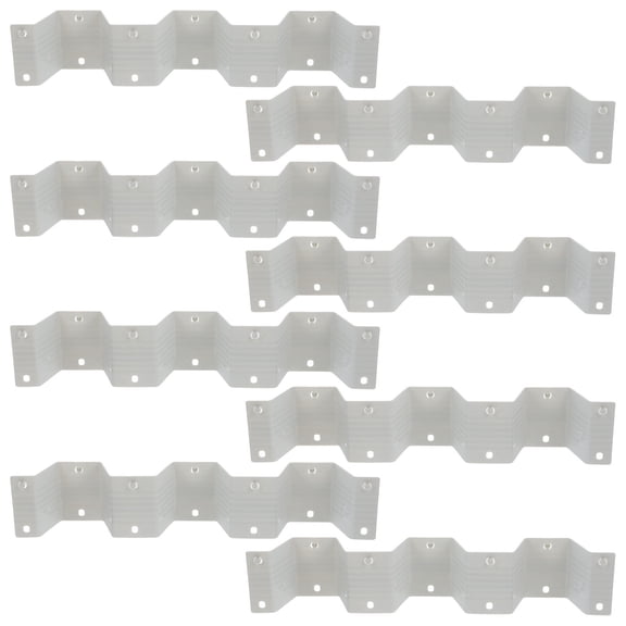 DEEPCRAFF Multipurpose Sub-Grid Drawer Divider Abs Grey 1Set 14.6X13.8X2.6In