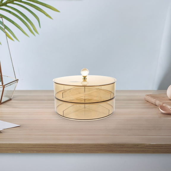 SOPOTUTU Yellow Snack Serving Tray with Compartments, and Easy to Clean, PP Plastic for Parties and Everyday Use