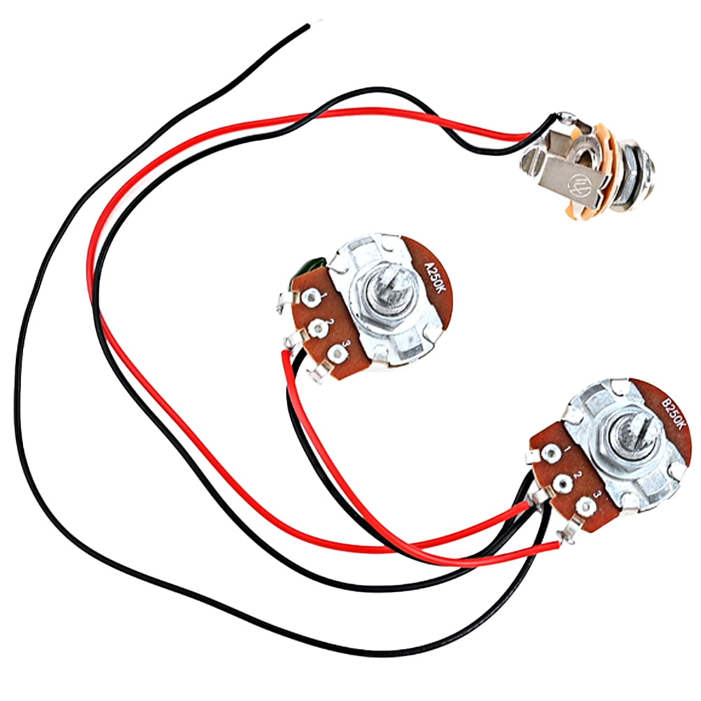 HEMOTON 1Set Practical Bass Preamp Wiring Circuit Durable Bass Wiring