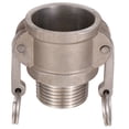thumbnail image 1 of HEMOTON 1pc Stainless Steel Quick Connector Cam and Groove Fitting Connector Accessory, 1 of 6
