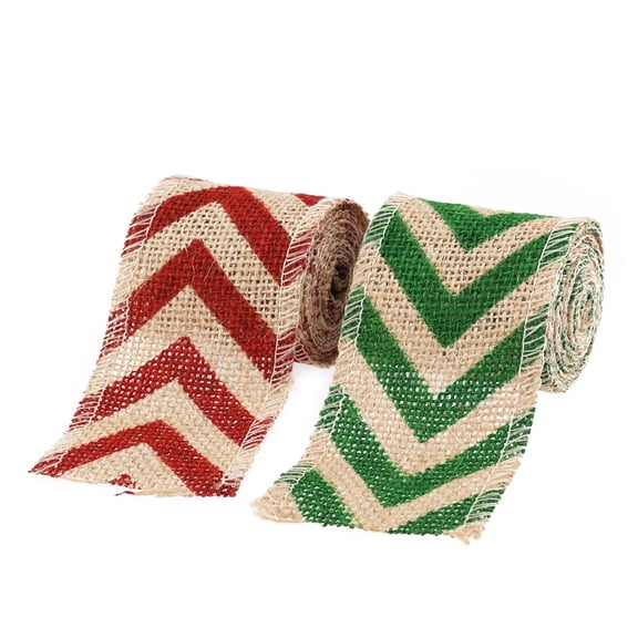 YOSADIER Home Decoration Ribbon Burlap Crafting Brown 1Set