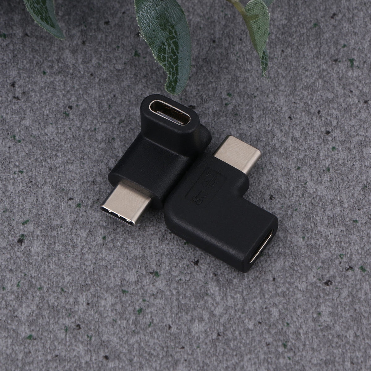 HEMOTON 2 PCS Male to Female USB Connector Adapter Cable Convert Type ...