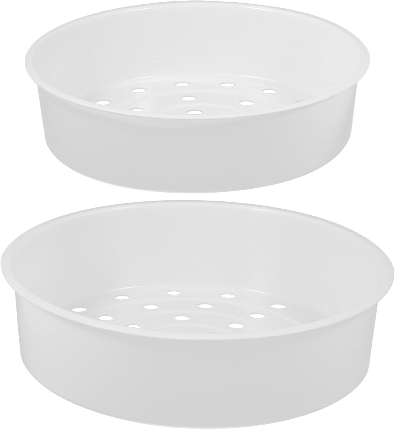 HEMOTON 2 Pack Steamer Basket, Plastic Steaming Rack, Vegetable Steamer, Plastic Steaming Stand