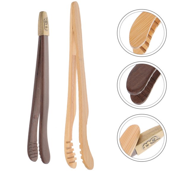 HEMOTON  2 Pcs Accessories for Tea Ceremony Clip Set Gadgets