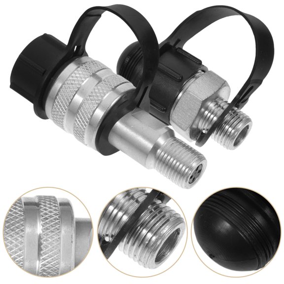 Phenofice Hydraulic Fittings Carbon Steel For Hydraulic Applications 2Pcs 3.5X1.2X1.2In