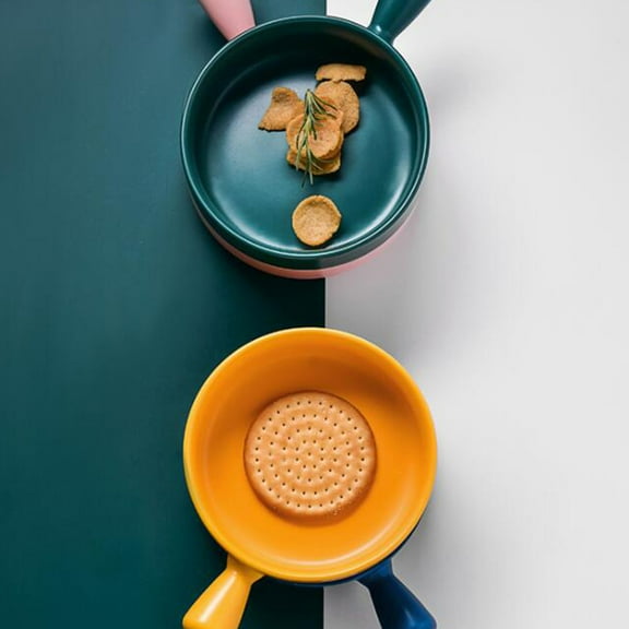 HEMOTON  2 Pcs Baking Pans for Oven Ceramic Tray Easy to Clean Household