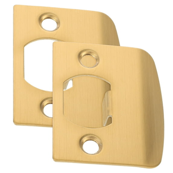 HEMOTON 2-Pack Door Kick Plates and Strike Plates for Exterior Door Locks, Child Safety