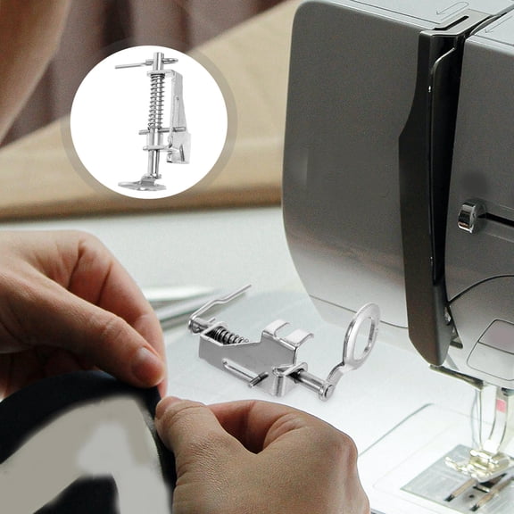 HEMOTON  2 Pcs Edging Foot for Sewing Machine Accessories Machines Silver
