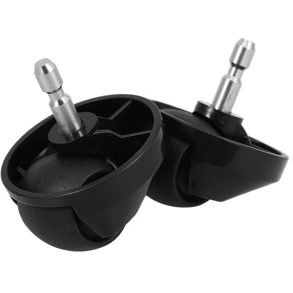 HEMOTON 2 Pcs Front Wheel Casters Sweeping Robot Accessory Cleaner Castor Wheels Vacuum Black