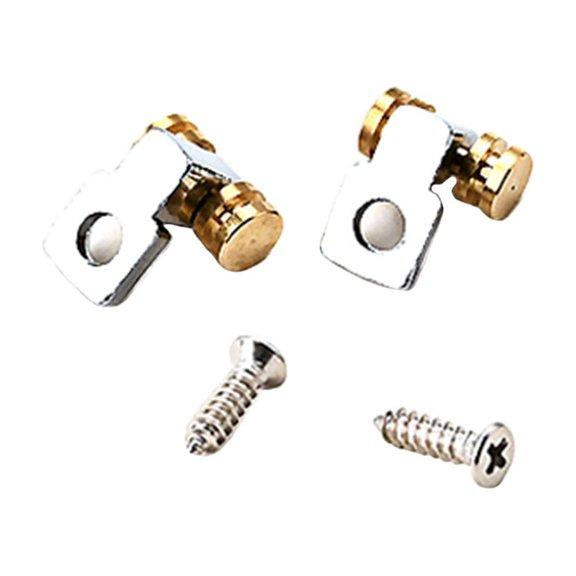 2pcs Metal String Retainers with Roller Guide for Electric Guitar Parts Accessories Replacement