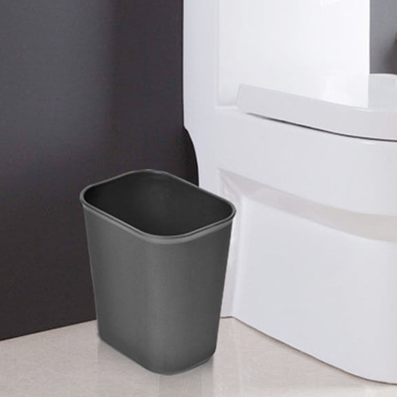 HEMOTON 2-Pack Rectangular Home Waste Bins, Easy-to-Use Trash Cans for Household and Office Use