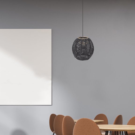 HEMOTON 2 Pcs Lamps and Lighting 15.00X15.00X14.80CM Black