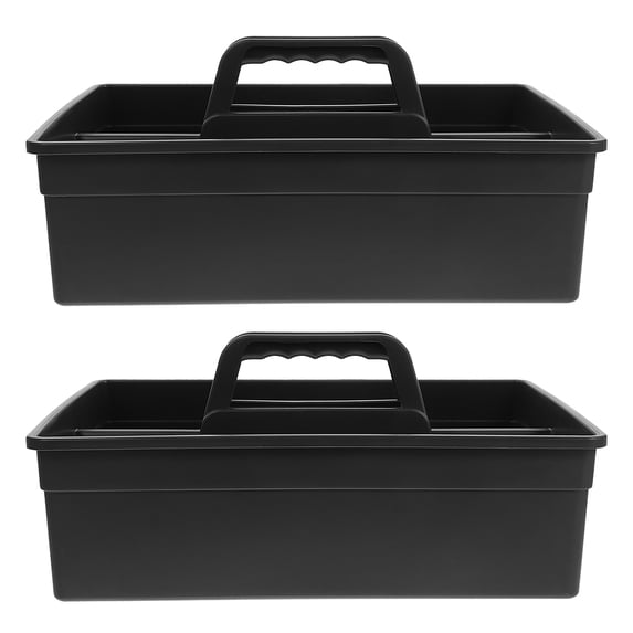 HEMOTON 2 Pcs Organization Small Tool Basket Baby 38.50X27.30X11.50CM Grey
