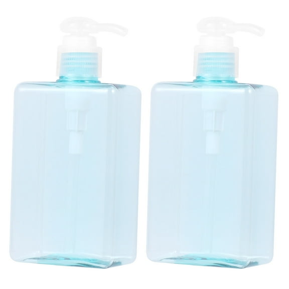 HEMOTON  2 Pcs Pump Bottle Dispenser Shampoo Travel Bottles Plastic Lotion Empty