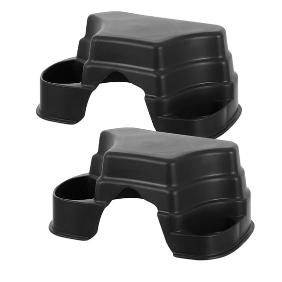 HEMOTON 2-Pack Reptile Exercise Cave and Tortoise Hidden Feeder Box for Decoration