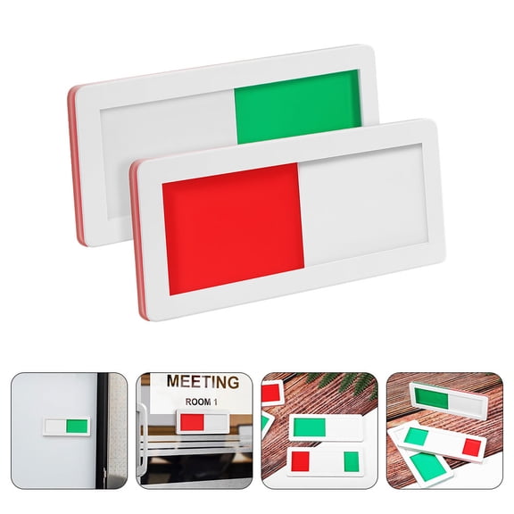 HEMOTON 2-Pack Restroom Signs for , Cold Call ID Plates, and Easy to Install