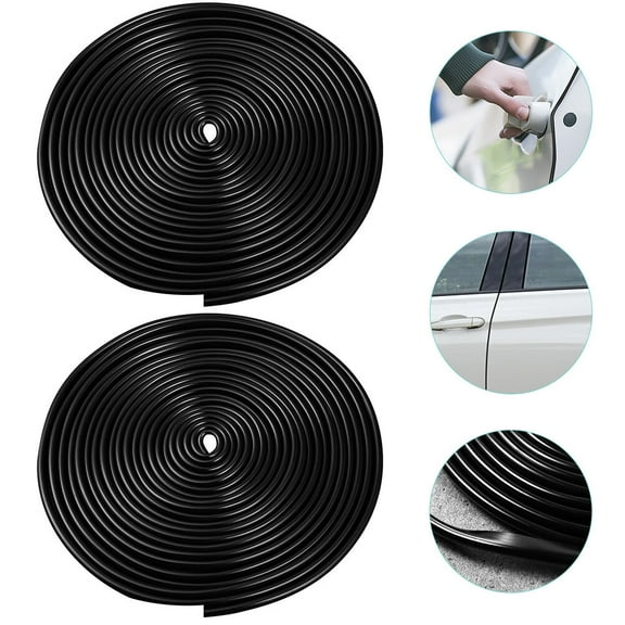 HEMOTON 2 Pcs Scratch Door Anti-collision Strip Auto Edges Strips