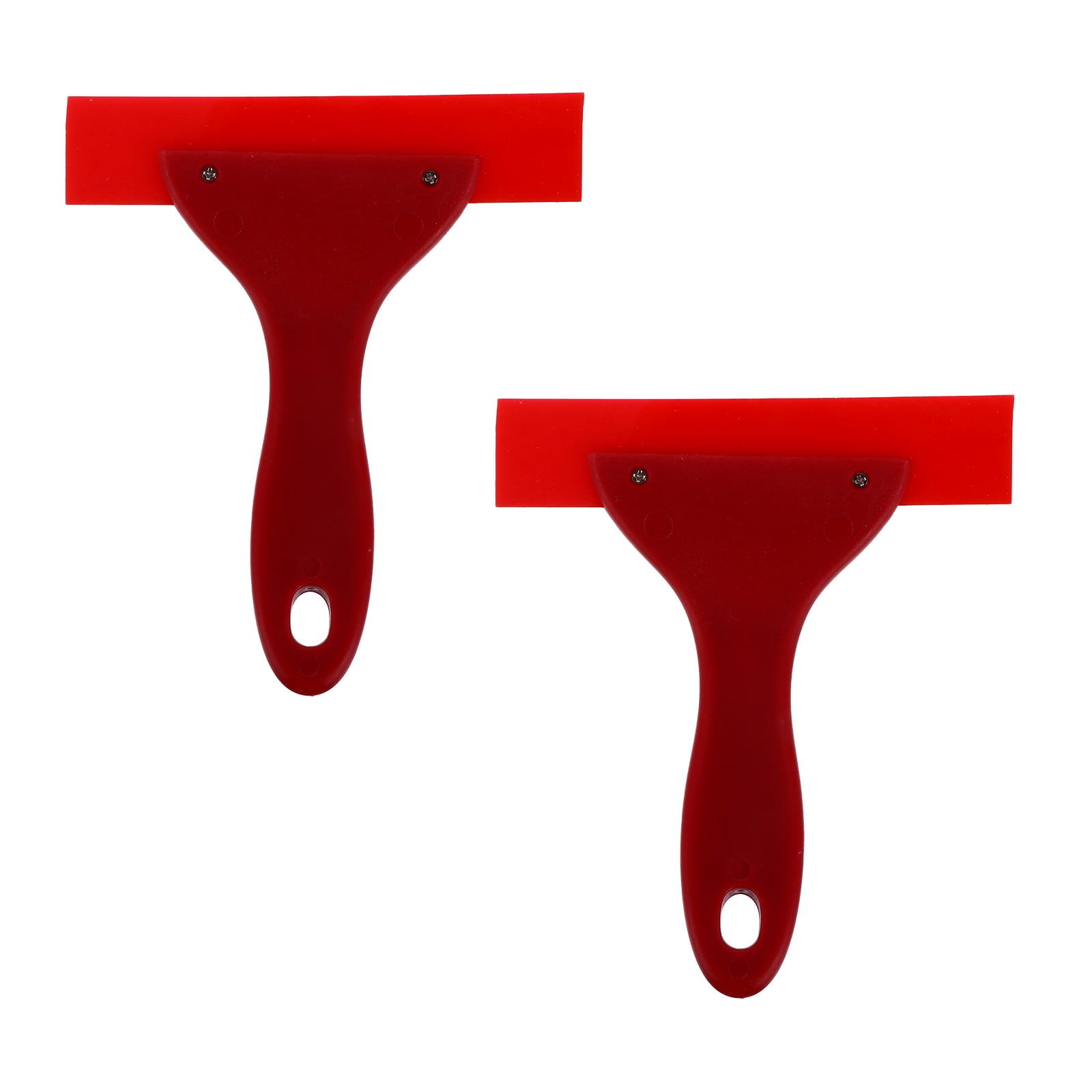 HEMOTON 2 Pcs Shower Window Squeegee Mini Glass Squeegee Car Cleaner Hand Water Blades