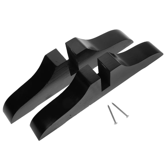 Phenofice Partition Bracket Feet Black Area Division 2Pcs 11.6X3.1X1.4In