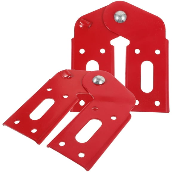 HEMOTON 2 Pcs Steel Stepladder Hinge Lock Buckle Attic Part