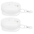 thumbnail image 1 of HEMOTON  2 Pcs Transparent Baby Bag Small Hanging Dolls Changing Walk White, 1 of 8