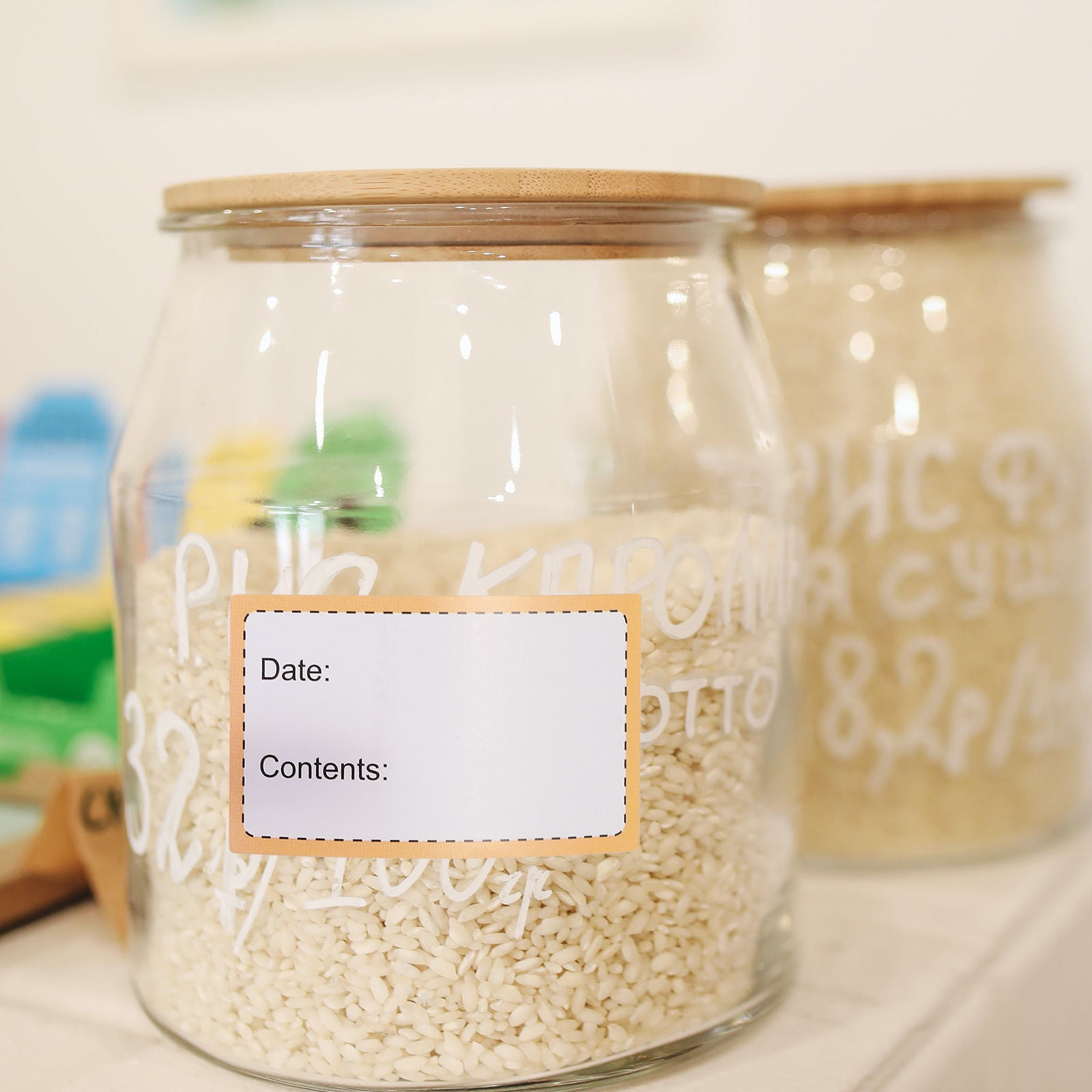 HEMOTON 2 Rolls Freezer Labels for Food Storage, File Identification ...