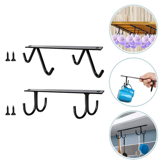 HEMOTON  2 Set Coffee Mug Holder Cup Easy Access Lightweight