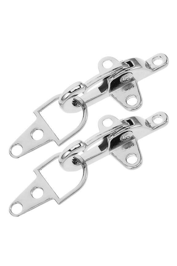 2 Sets Bag Decorative Buckle 5.00X2.70X1.50CM Silver