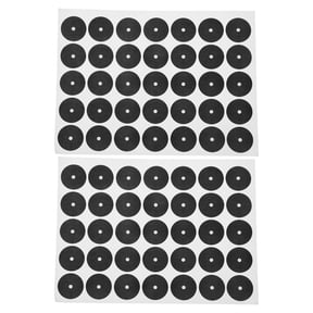 BESTYASH 2Sheets Pool Table Spot Position Stickers Black Precise Durable Billiard Patch
