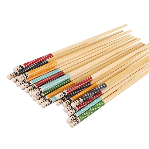 HEMOTON 20 Pairs -friendly Bamboo Chopsticks Panda Chopsticks Tableware for Home Restaurant