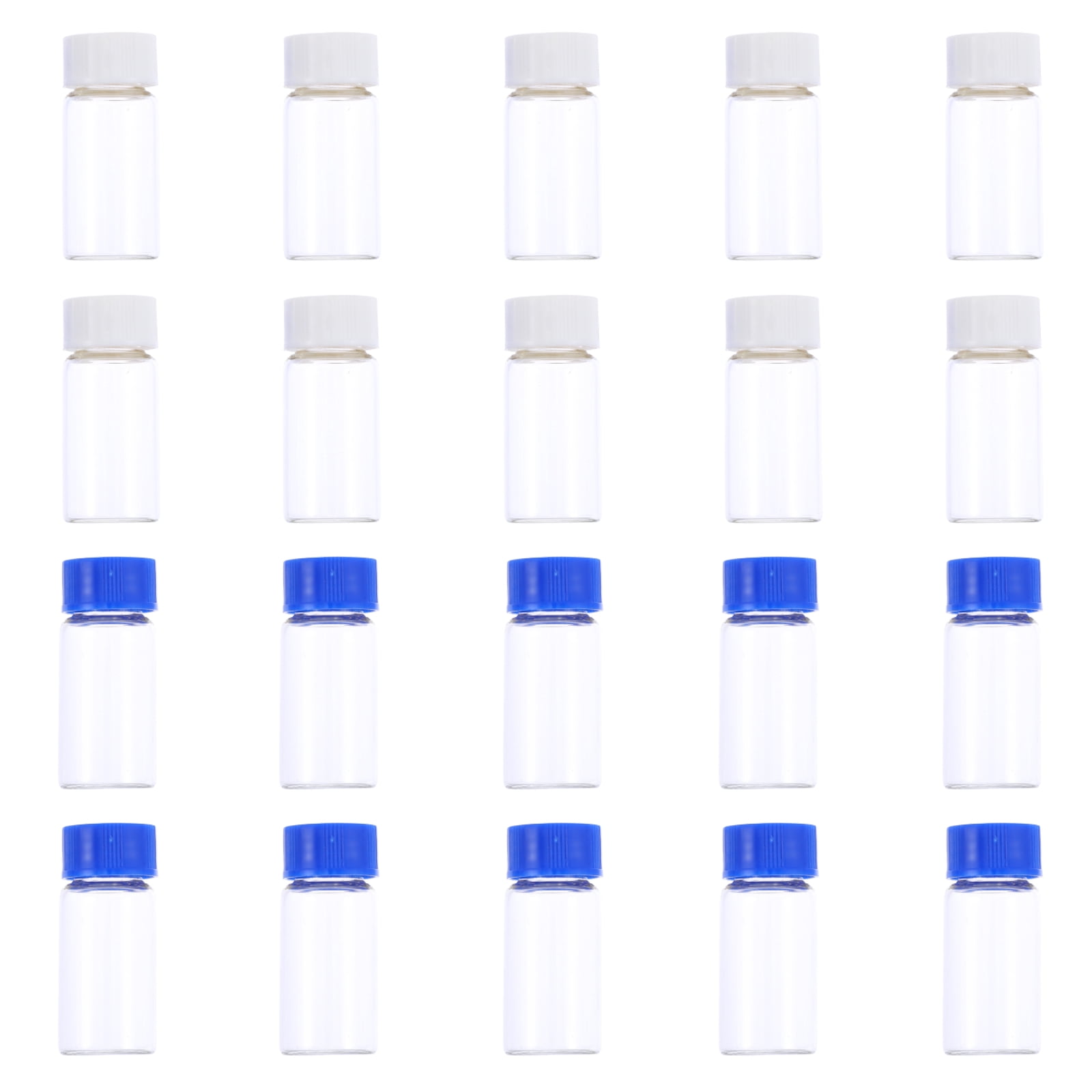 HEMOTON 20 Pcs Chemical Reagent Bottles Professional Sample Containers ...