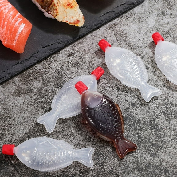 HEMOTON  20 Pcs Empty Seasoning Containers Dressing Bottle Travel Transparent