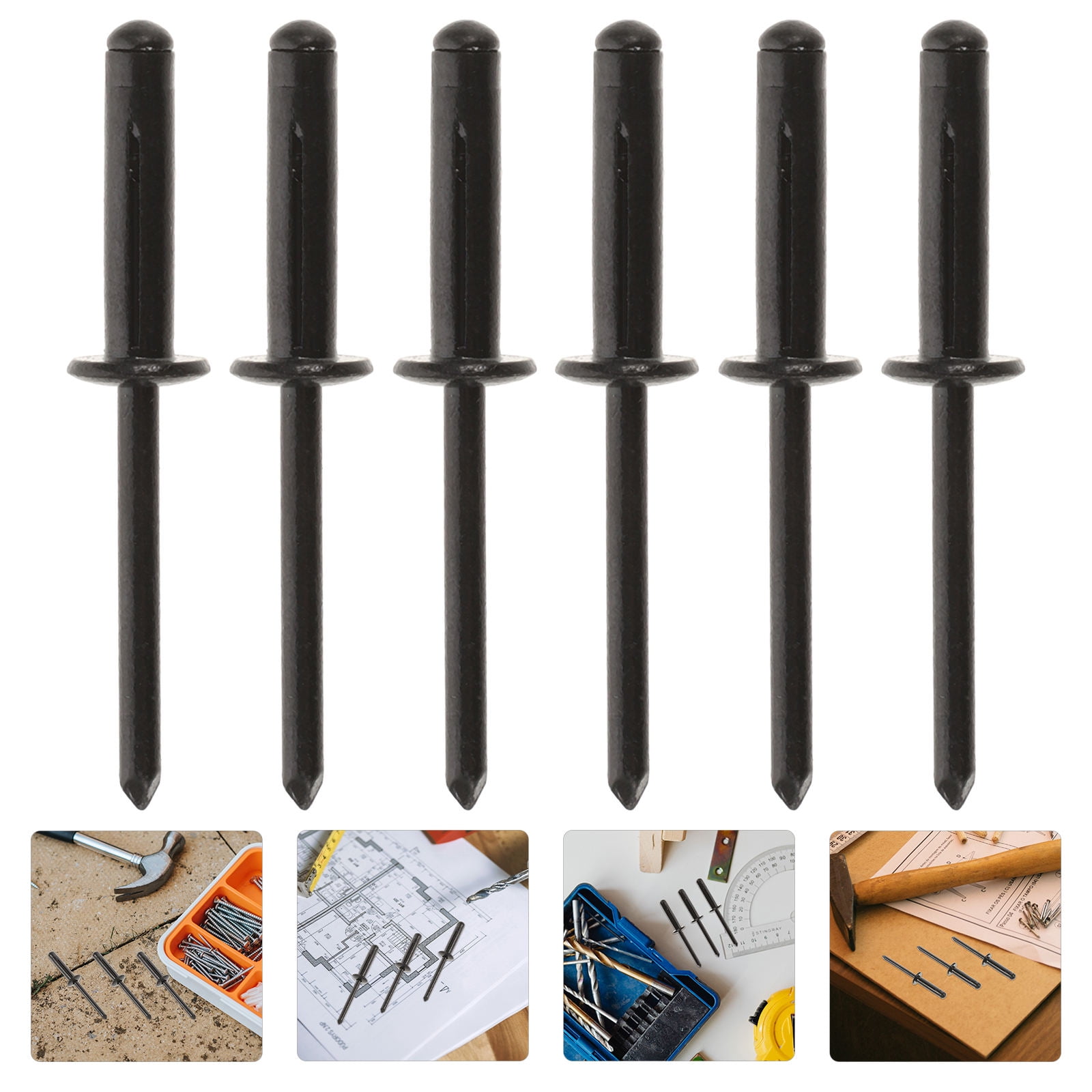 HEMOTON 20 Pcs Marine Kayak Rivets Pop Assortment Aluminum Blind Work ...