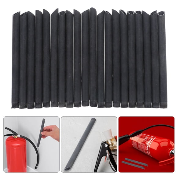 HEMOTON 20 Pcs Replacement Extinguisher 17.50X1.30X1.30CM Black
