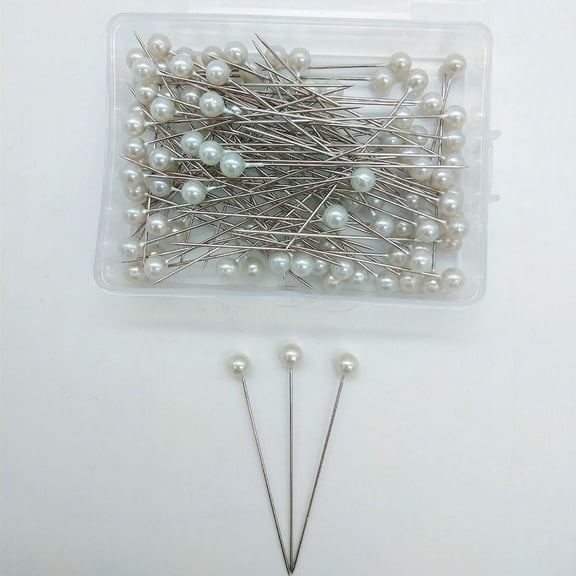 Phenofice 200Pcs Wedding Flowers Bouquet Crystal Floral Pins Assorted Color Round Ball Modern Design Bridal Accessory