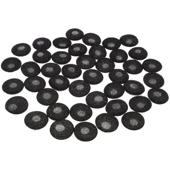 HEMOTON  200 Pcs Ear Pads Replacement Earphone Sponge Cushions High Tips Black