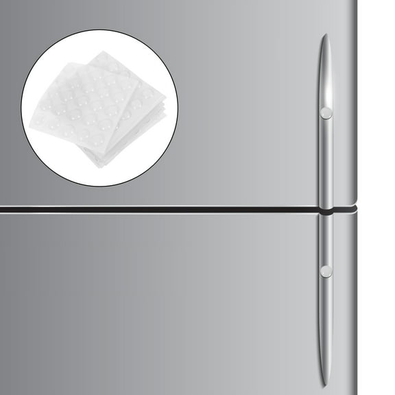 HEMOTON 200 Pcs Silent Silicone Patch 0.80X0.80X0.25CM Transparent