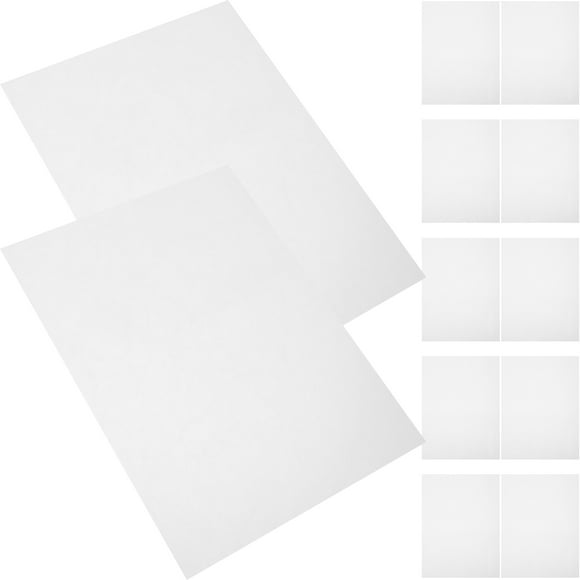 HEMOTON 20pcs Heat Shrink Sheets Cuttable Heat Shrink Material Shrink DIY Handicraft Making Sheets