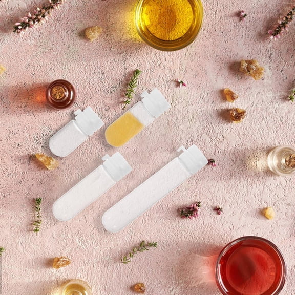 HEMOTON 20pcs Round Bottom Glass Containers With Lids Leakproof Bottles For Serums Essential Oils And Travel Use Glass Lotion Dispensers